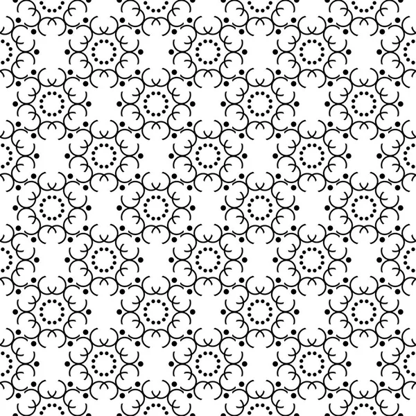 Beyaz arka planda siyah geometrik seamless modeli. Süsleme için web, Tekstil ve duvar kağıtları