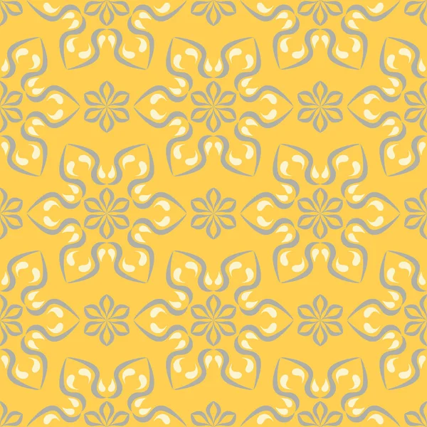 Çiçek arka plan. Sarı gri ve beyaz Dikişsiz desen duvar kağıdı, Tekstil ve kumaş için