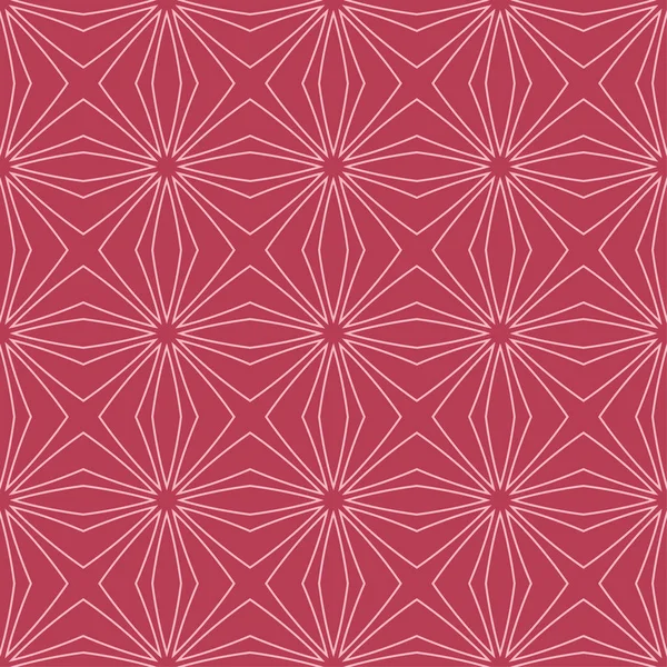 Kırmızı ve soluk pembe geometrik süsleme. Web, Tekstil ve duvar kağıtları için seamless modeli
