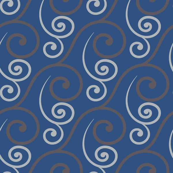 Mavi geometrik Dikişsiz desen duvar kağıtları, Tekstil ve kumaş için