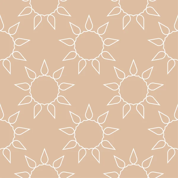 Bej ve beyaz geometrik süsleme. Web, Tekstil ve duvar kağıtları için seamless modeli