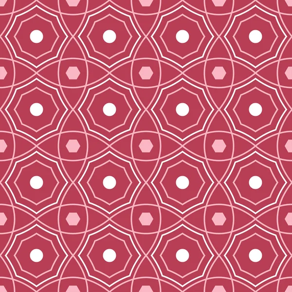 Kırmızı sorunsuz arka plan. Geometrik desen duvar kağıtları, Tekstil ve kumaş için pembe ve bej