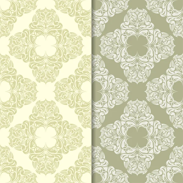 Zeytin yeşili st çiçek kökenden. Tekstil ve duvar kağıtları için dikişsiz desen