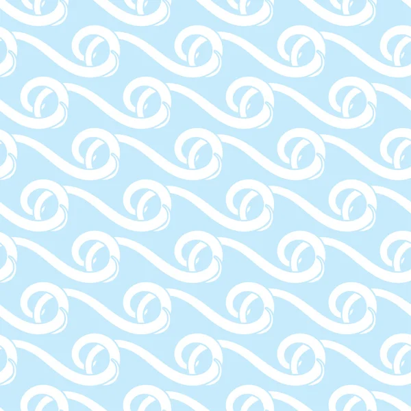 Tekstil, kumaş veya duvar kağıtları için soyut seamless modeli. Mavi ve beyaz arka plan