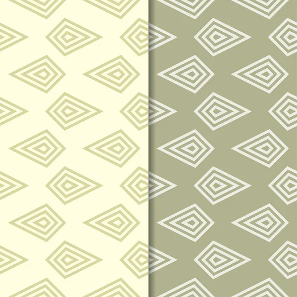Zeytin yeşili kesintisiz geometrik desenler web, Tekstil ve duvar kağıtları için ayarla