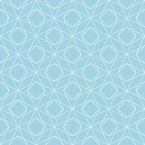 浅蓝色几何打印 纺织品和墙纸无缝模式 — 图库矢量图片