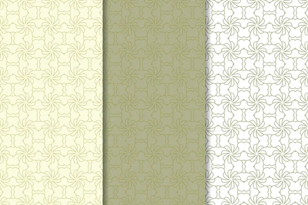 Zeytin yeşili ve beyaz geometrik dikey Dikişsiz desen web, Tekstil ve duvar kağıtları için