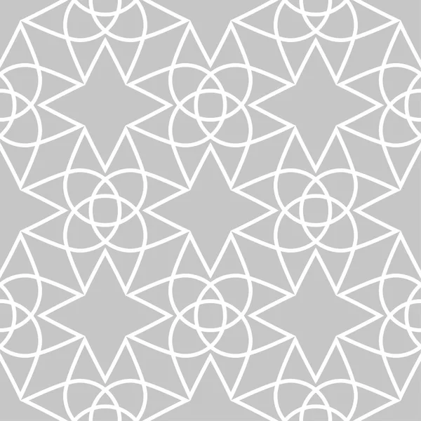 Gri ve beyaz geometrik süsleme. Web, Tekstil ve duvar kağıtları için seamless modeli