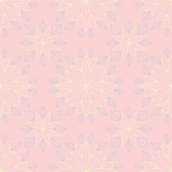 Çiçek sorunsuz arka plan. Duvar kağıtları, Tekstil ve kumaş için pembe, mavi ve sarı çiçek deseni