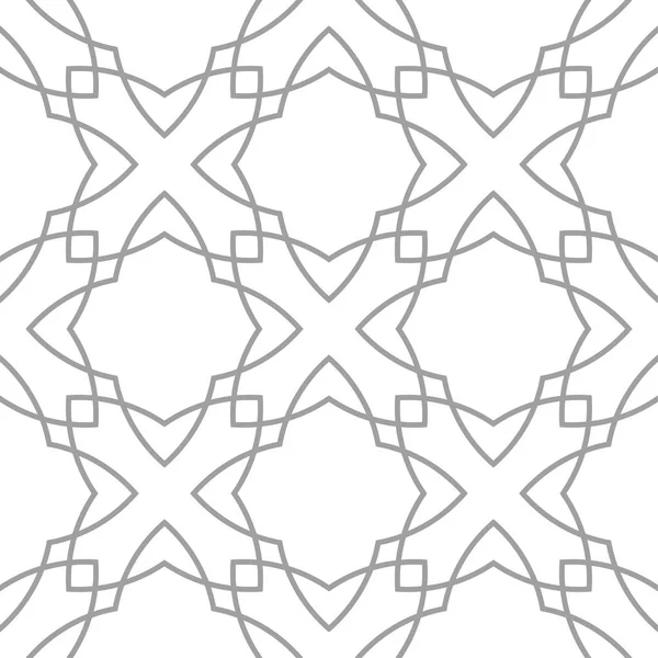 Ornamento Geométrico Cinza Claro Padrão Sem Costura Para Web Têxteis —  Vetores de Stock
