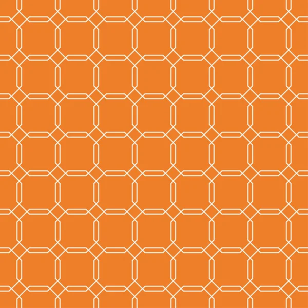 Ornement Géométrique Orange Modèle Sans Couture Pour Toile Textile Fonds — Image vectorielle