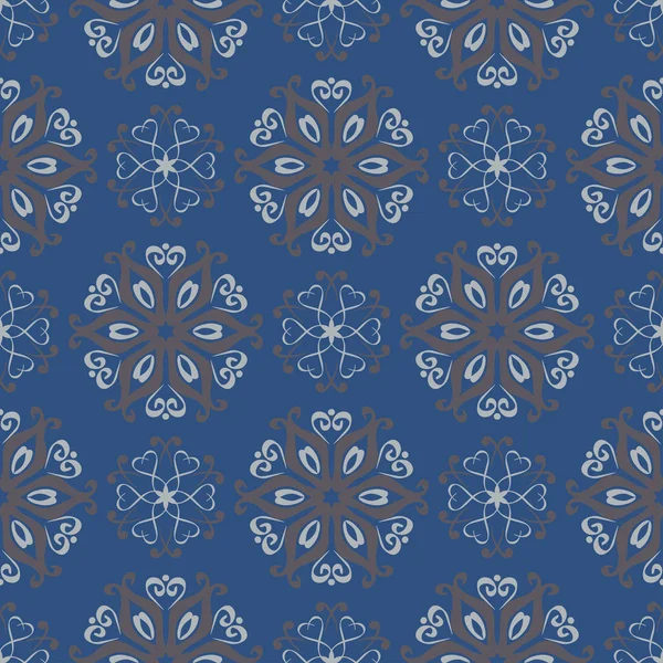 Mavi çiçek sorunsuz arka plan. Tasarım deseni duvar kağıtları, Tekstil ve kumaş çiçek öğeleri