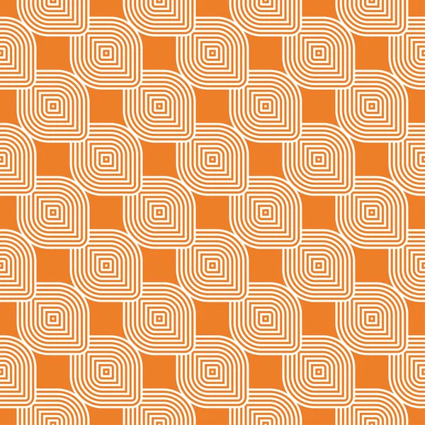 Turuncu geometrik süsleme. Web, Tekstil ve duvar kağıtları için seamless modeli