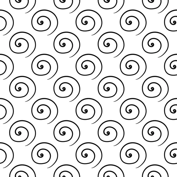 Beyaz arka planda siyah geometrik yazdır. Web, Tekstil ve duvar kağıtları için seamless modeli