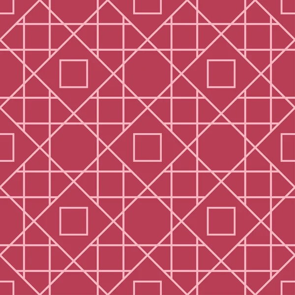 Kırmızı ve soluk pembe geometrik seamless modeli web, Tekstil ve duvar kağıtları için