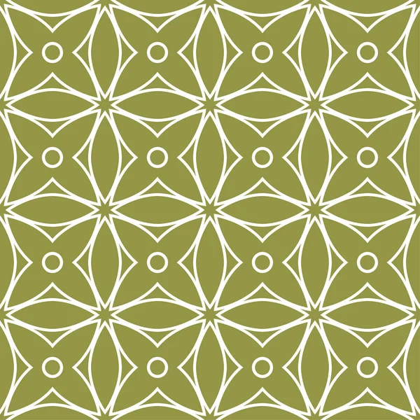 Zeytin yeşili ve beyaz geometrik süsleme. Web, Tekstil ve duvar kağıtları için seamless modeli