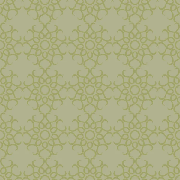 Zeytin yeşili çiçek süsleme. Tekstil ve duvar kağıtları için seamless modeli