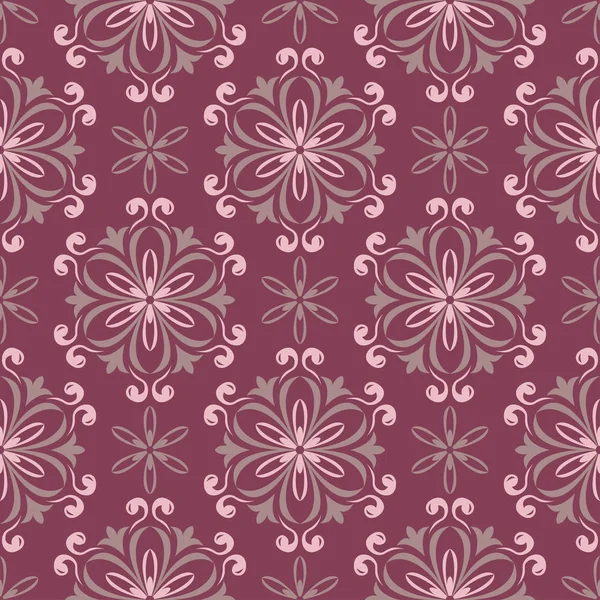 Sorunsuz arka plan. Çiçek mor kırmızı desenli duvar kağıtları, Tekstil ve kumaş için
