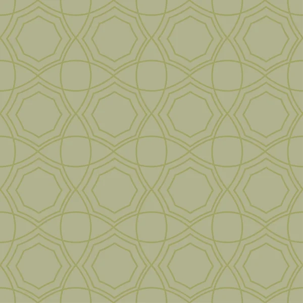 stock vector Olive green geometric ornament. Seamless pattern for web, textile and wallpapers