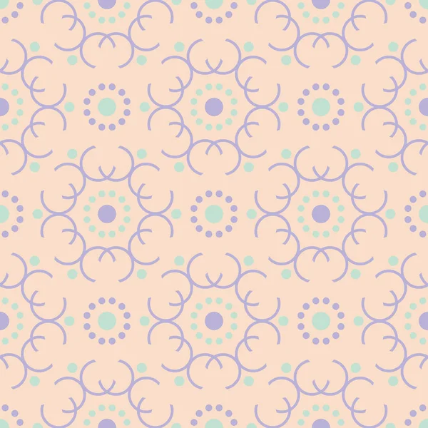 Geometrik çok renkli seamless modeli. Bej renkli arka plan duvar kağıtları, Tekstil ve kumaş için mor ve mavi tasarım öğeleri ile