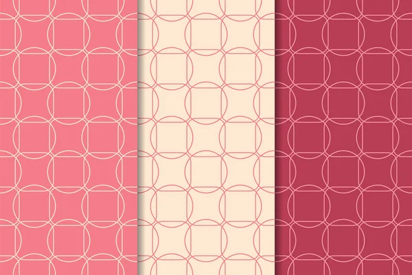 Kiraz kırmızı geometrik dikey Dikişsiz desen web, Tekstil ve duvar kağıtları için