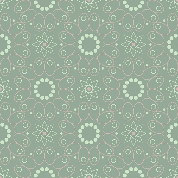 Zeytin yeşili çiçek Dikişsiz desen soluk pembe elemanları ile. Arka plan duvar kağıtları, Tekstil ve kumaş için çiçek tasarımları ile