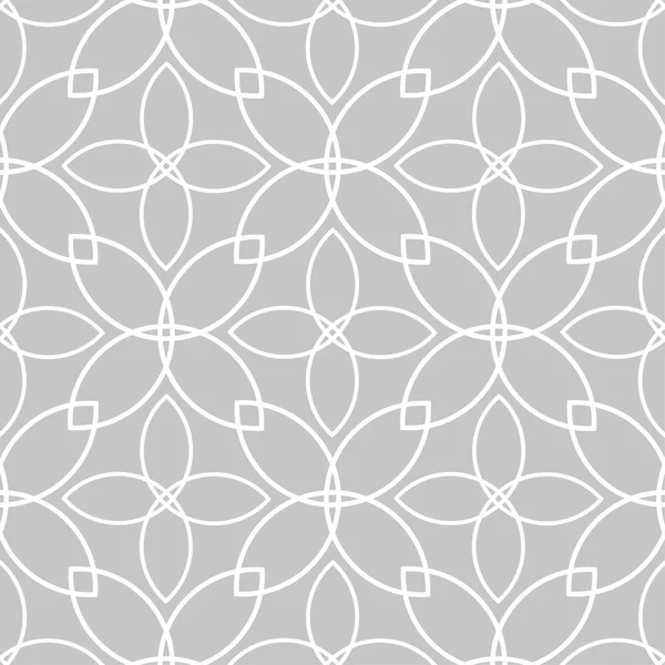 Gri ve beyaz geometrik tek renkli süs. Web, Tekstil ve duvar kağıtları için seamless modeli