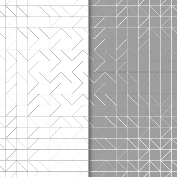 Poligonal gri ve beyaz geometrik Dikişsiz desen
