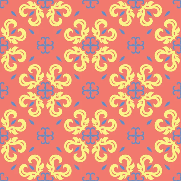 Parlak renkli kesintisiz arka plan. Kırmızı sarı ve mavi bir arka plan duvar kağıtları, Tekstil ve kumaş için