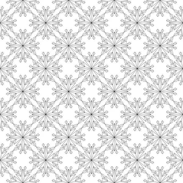 Beyaz arka planda siyah çiçek sorunsuz tasarım