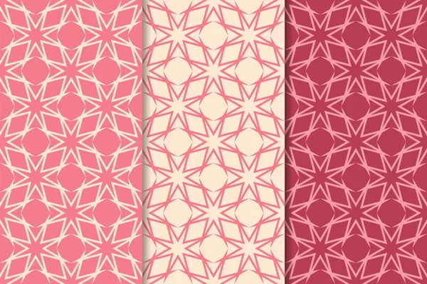 Kiraz kırmızı geometrik dikey Dikişsiz desen web, Tekstil ve duvar kağıtları için