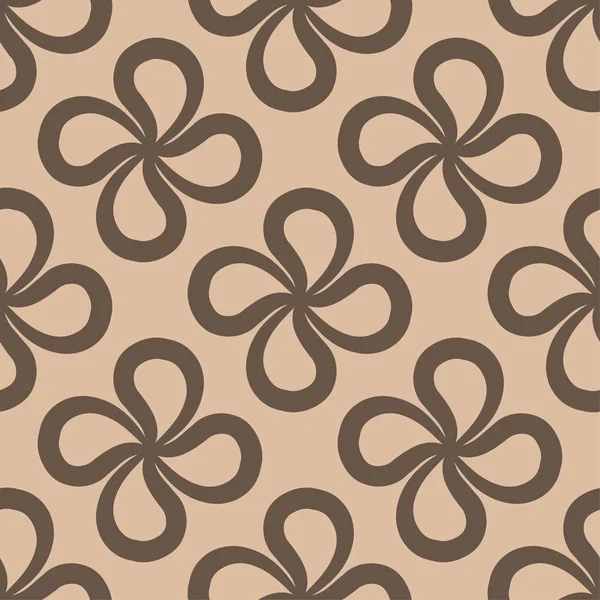 Tekstil, kumaş veya duvar kağıtları için soyut seamless modeli. Kahverengi zemin