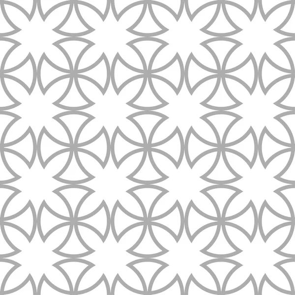 Szary Biały Abstrakcja Bezszwowe Wzór Geometryczny Podłoże Tapet Tekstylna — Wektor stockowy