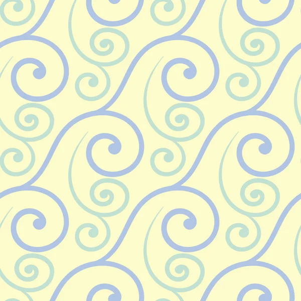 Geometrik seamless modeli. Bej renkli arka plan duvar kağıtları, Tekstil ve kumaş için mavi ve yeşil öğeleri ile