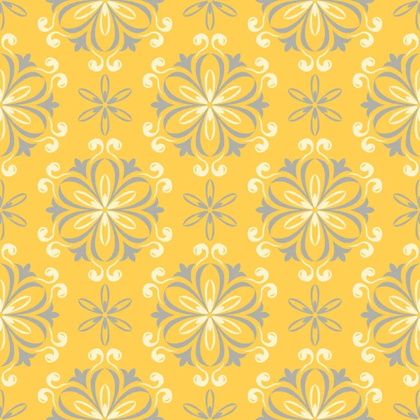 Sarı çiçek seamless modeli. Arka plan duvar kağıtları, Tekstil ve kumaş için çiçek tasarımları ile