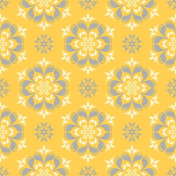 Sarı çiçek seamless modeli. Arka plan duvar kağıtları, Tekstil ve kumaş için çiçek tasarımları ile