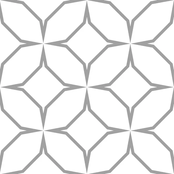 Világos Szürke Geometriai Dísze Varrat Nélküli Mintát Web Textil Háttérképek — Stock Vector