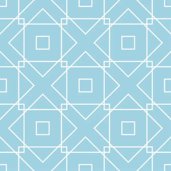 Marineblaues Geometrisches Ornament Nahtloses Muster Für Web Textilien Und Tapeten — Stockvektor