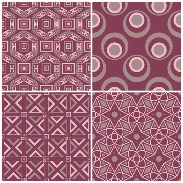 Menekşe sorunsuz arka plan duvar kağıtları, Tekstil ve kumaş için geometrik desenlerle ayarla