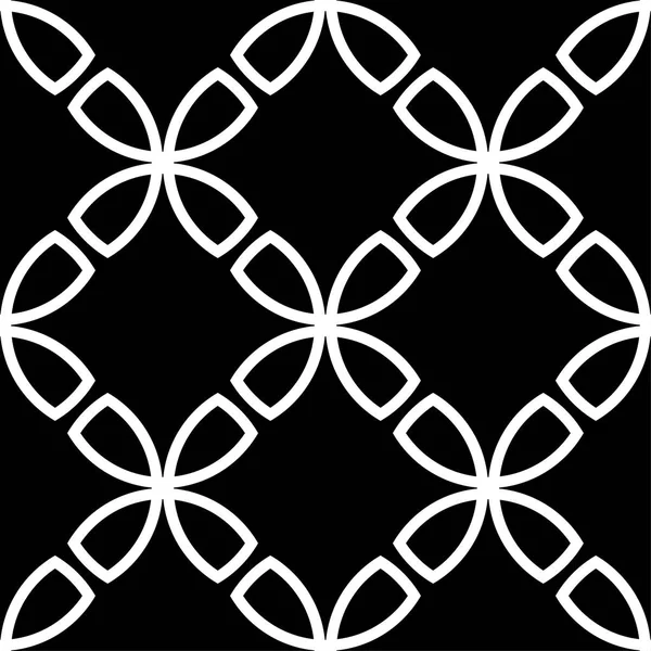 Geometrik siyah ve beyaz soyut seamless modeli. Arka plan için duvar kağıdı, tekstil