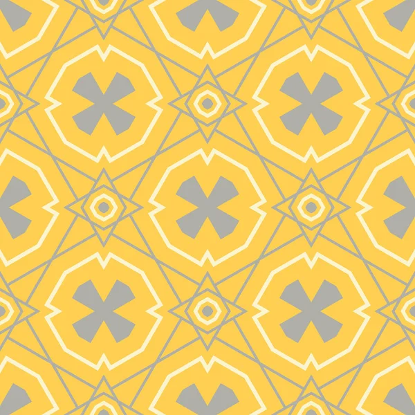 Geometrik seamless modeli. Sarı arka plan duvar kağıtları, Tekstil ve kumaş için