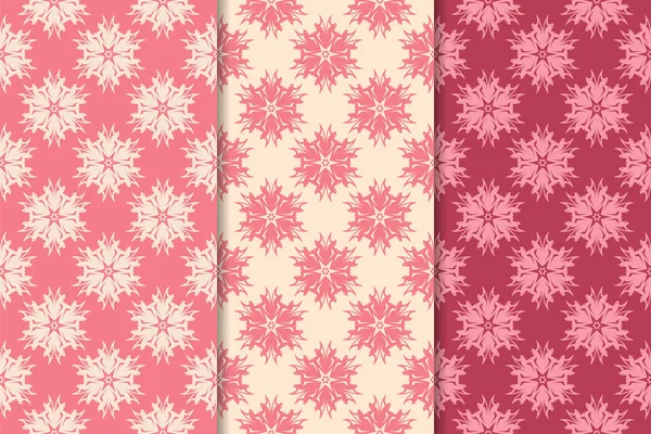 Kiraz kırmızı çiçekli süs tasarımlar. Duvar kağıtları ve kumaşlar için dikey Dikişsiz desen