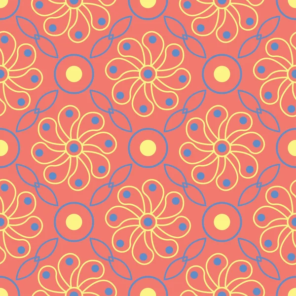 Parlak renkli kesintisiz arka plan. Kırmızı sarı ve mavi bir arka plan duvar kağıtları, Tekstil ve kumaş için