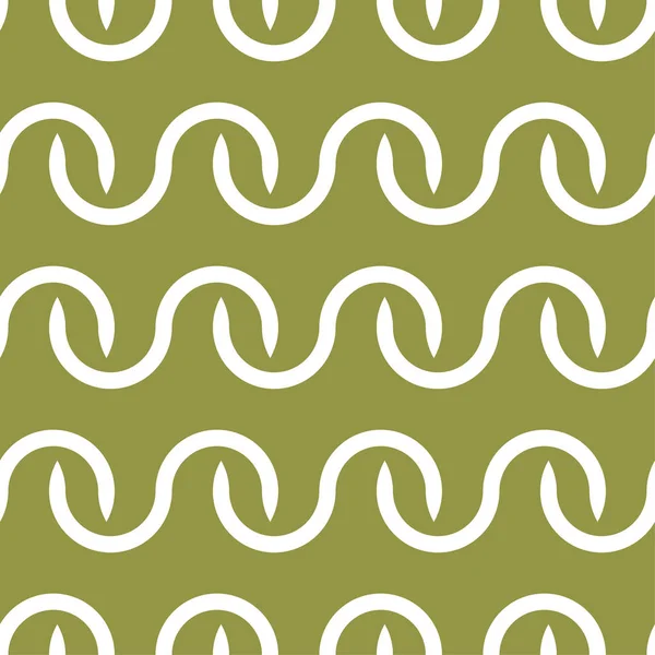 Zeytin yeşili ve beyaz geometrik süsleme. Web, Tekstil ve duvar kağıtları için seamless modeli