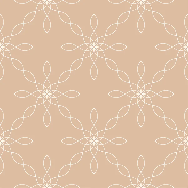 Bej ve beyaz geometrik süsleme. Web, Tekstil ve duvar kağıtları için seamless modeli