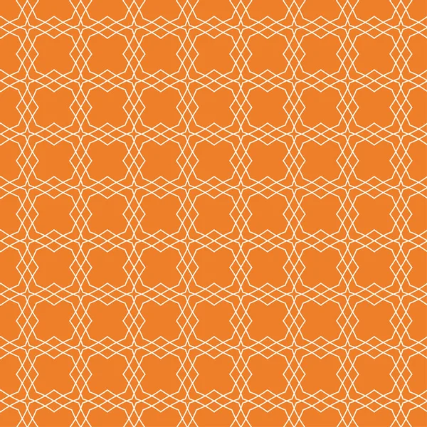 Orange Geometrisches Ornament Nahtloses Muster Für Web Textilien Und Tapeten — Stockvektor