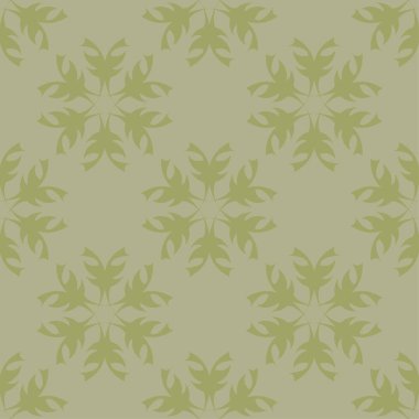 Zeytin yeşili çiçek süs tasarım. Tekstil ve duvar kağıtları için seamless modeli