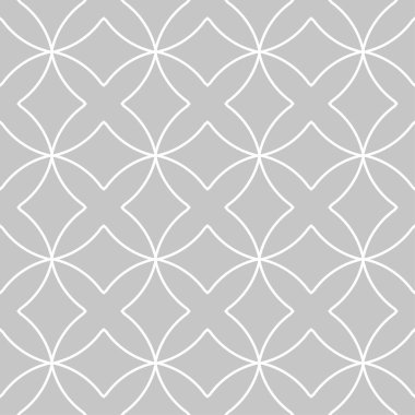 Geometrik yazıcı gri ve beyaz. Web, Tekstil ve duvar kağıtları için seamless modeli