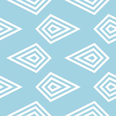 Soluk mavi geometrik baskı. Web, Tekstil ve duvar kağıtları için seamless modeli