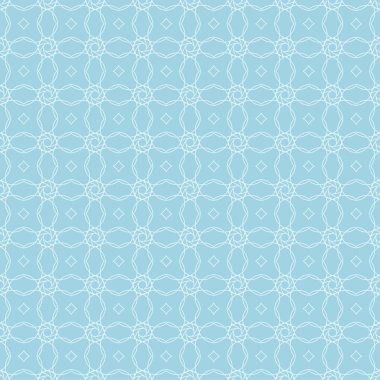 Hafif mavi geometrik süsleme. Web, Tekstil ve duvar kağıtları için seamless modeli